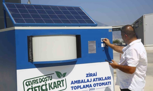 Büyükşehir, zirai ambalaj atıkları toplama otomatlarının sayısını arttırdı
