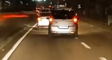 Canını hiçe saydı kilometrelerce makas atarak ilerledi