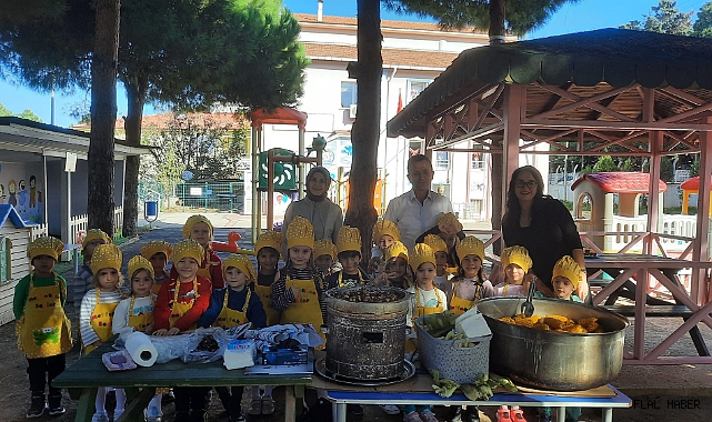 ÇOCUKLARDAN KESTANE VE MISIR ŞENLİĞİ