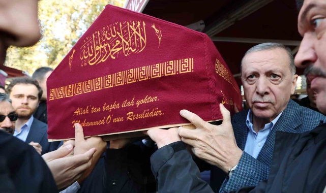 Cumhurbaşkanı Erdoğan, Hacer Coşan'ın cenaze törenine katıldı