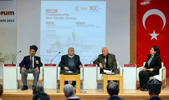 Cumhuriyet'in 100. yılında Çorum paneli