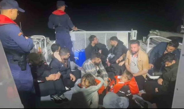 Datça'da 45 düzensiz göçmen yakalandı, 31 göçmen kurtarıldı