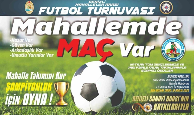 Denizli Emniyet Müdürlüğü'den 'Mahallemde Maç Var' projesi