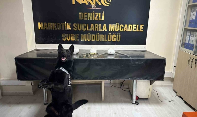 Denizli&#039;ye 3 kilo uyuşturucu getiren şüpheliler emellerine ulaşamadı