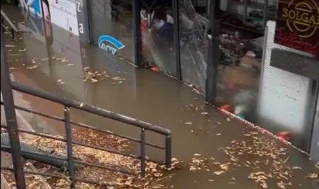 Didim'i şiddetli yağış vurdu