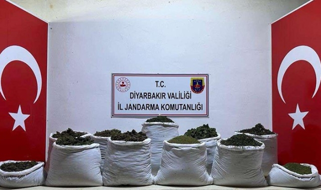 Diyarbakır'da 135 kilogram esrar ele geçirildi: 1 gözaltı