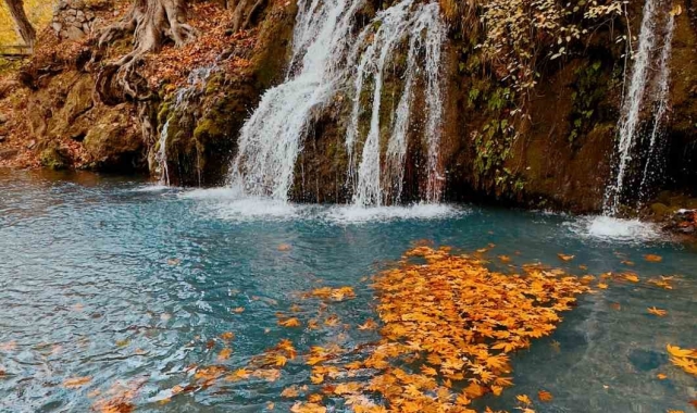 Döngel şelalesi görenleri kendine hayran bırakıyor