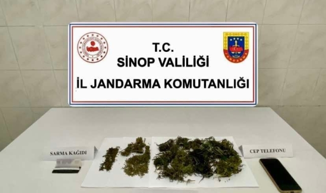 Durdurulan araçtan uyuşturucu madde çıktı