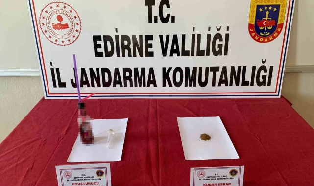 Edirne'de uyuşturucu operasyonu: 3 gözaltı