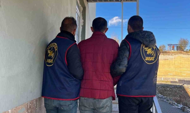 Elazığ'da 10 yıl kesinleşmiş hapis cezası bulunan zanlı tutuklandı