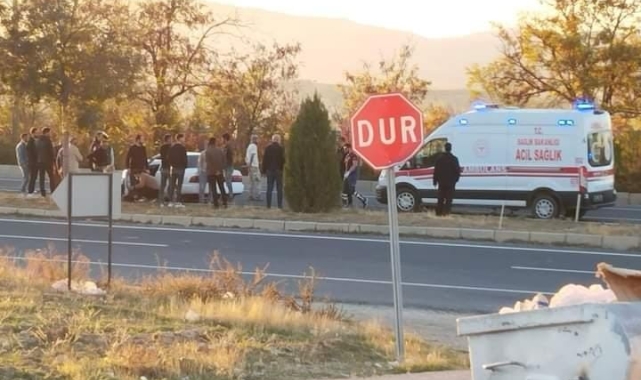 Elazığ'da trafik kazası: 1 yaralı