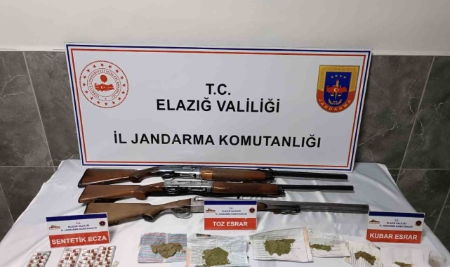 Elazığ'da uyuşturucu operasyonu
