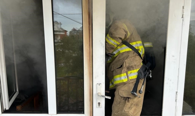 Erdek'te elektrik kontağı 2 farklı yerde yangına sebep oldu