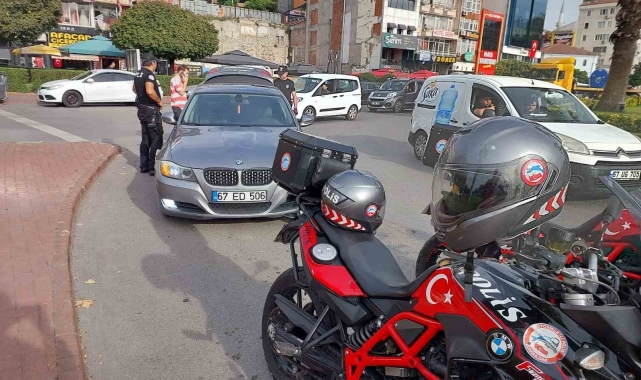 Ereğli'de emniyetten modifiye araçlara sıkı takip