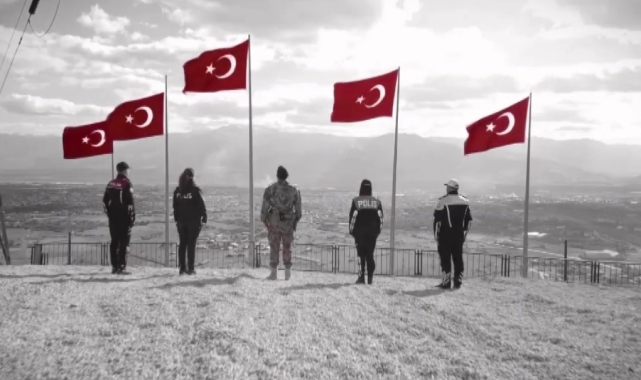 Erzincan Emniyet Müdürlüğünden Atatürk'e özel video klip