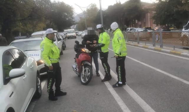 Erzincan'da motosiklet denetimi