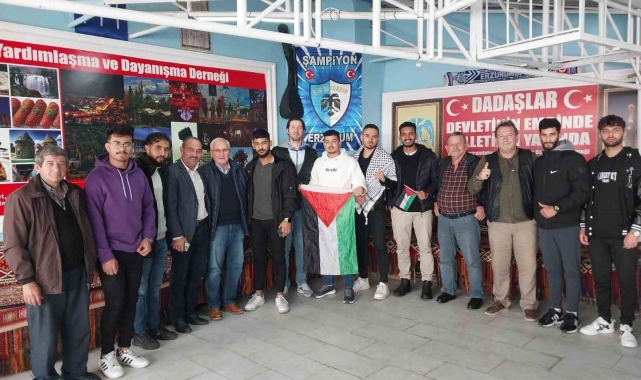 Erzurumlular, Filistinli öğrenciler ile bir araya geldi