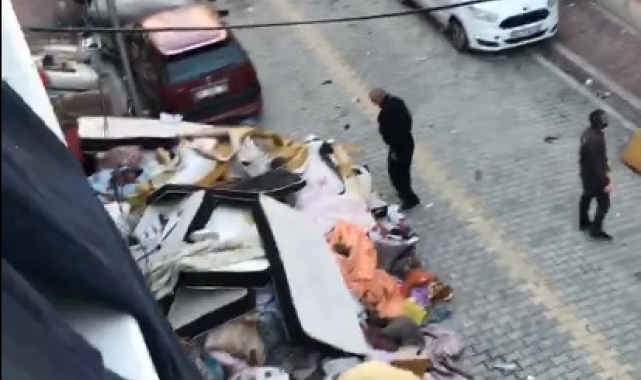 Esenyurt'ta yüzlerce yatağın ve ranzanın çıktığı binayı gören vatandaşlar şok oldu