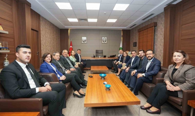 Fadıloğlu, Gül ve Şahin'e projelere ilişkin bilgilendirmede bulundu