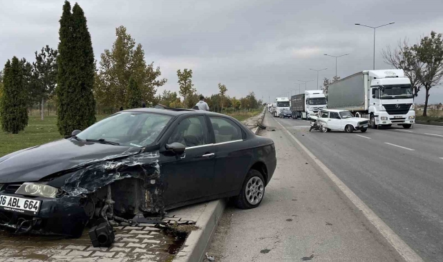 Feci kazada şans eseri yaralanan olmadı