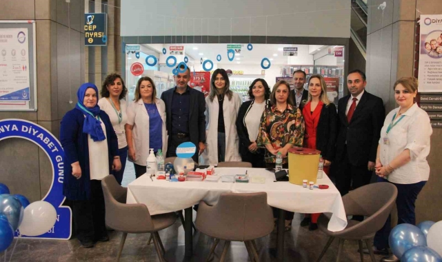 Fethi Sekin Şehir Hastanesi'nde 'Dünya Diyabet Günü' etkinliği