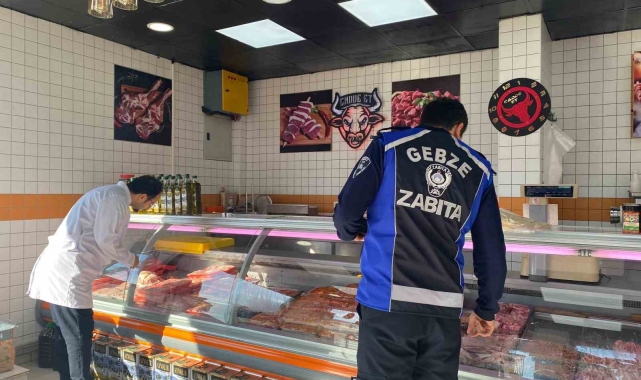 Gebze'de kasaplara sıkı denetim