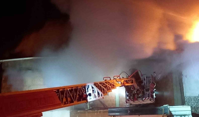 Gemlik&#039;te ev yangını