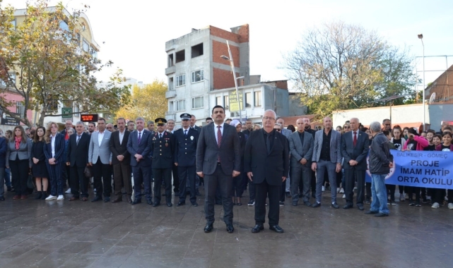 Gömeç Atatürk'ü vefatının 85. Yılında özlemle andı