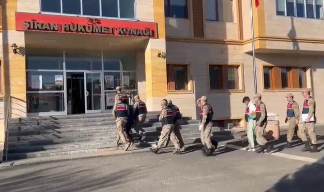 Gümüşhane'de 'Sarmal Operasyonu'nda 4 tutuklama