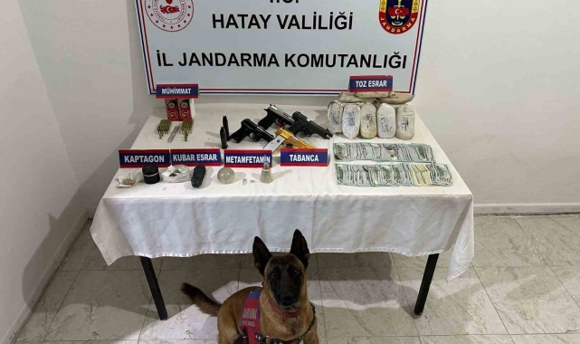 Hatay'da 10 kilo 100 gram esrar ele geçirildi