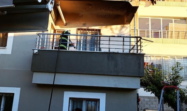 Hatay'da mutfak tüpü patladı, yangın çıktı