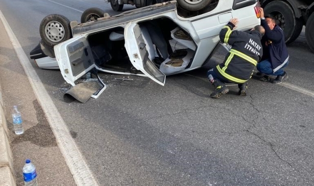 Hatay'da trafik kazası: 2 yaralı