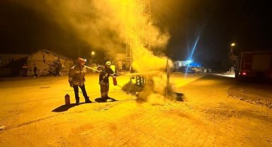 Hatay'da trafoda çıkan yangın söndürüldü