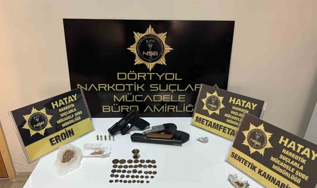 Hatay'da yakalanan 3 şüpheli şahıstan 1'i tutuklandı