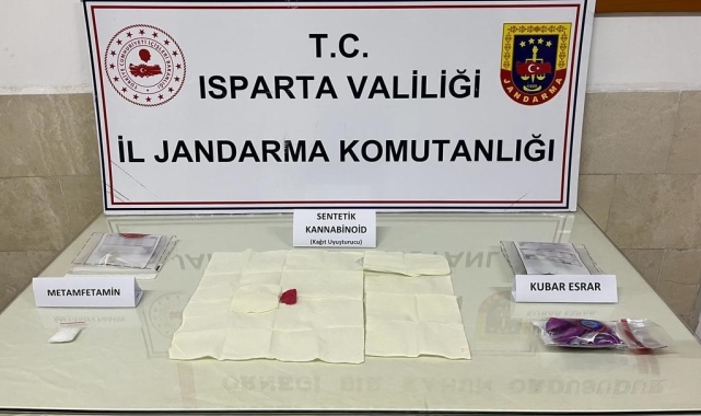 Isparta'da jandarmadan uyuşturucu operasyonu: 4 gözaltı