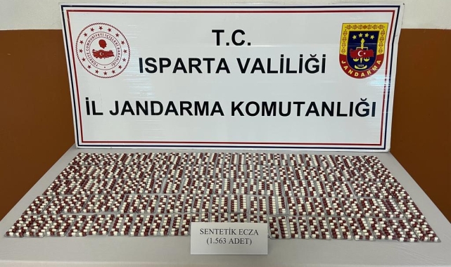 Isparta'da patates çuvallarının altına gizlenmiş bin 563 uyuşturucu madde ele geçirildi