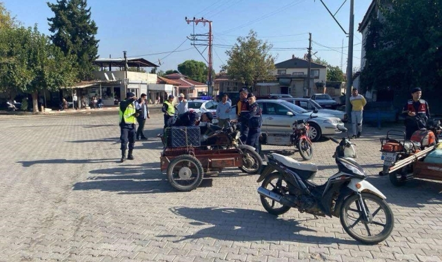 Jandarmadan motosikletlere yönelik trafik denetimi