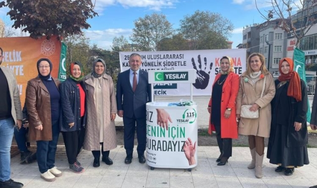 Kadına Yönelik Şiddete 'Dur' demek için stantların başına geçtiler