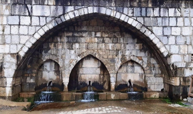 Kahramanmaraş'ta 17. yüzyıldan kalma tarihi Soğukpınar Çeşmesi