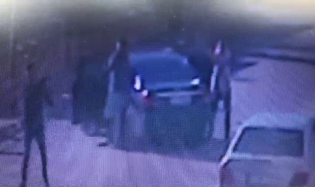 Karaman'da silahlı çatışma kamerada