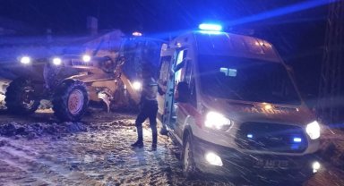 Kars'ta hasta kurtarma operasyonu