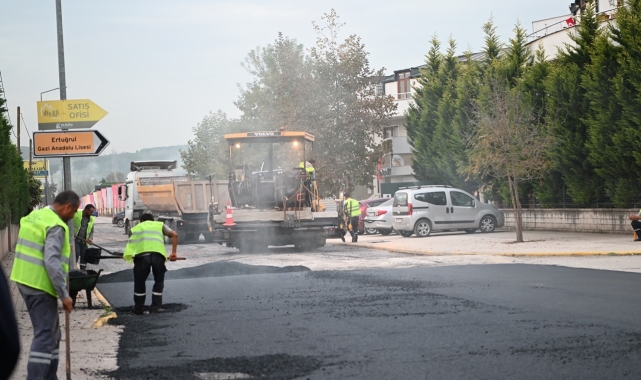 Kartepe'ye 1950 ton asfalt