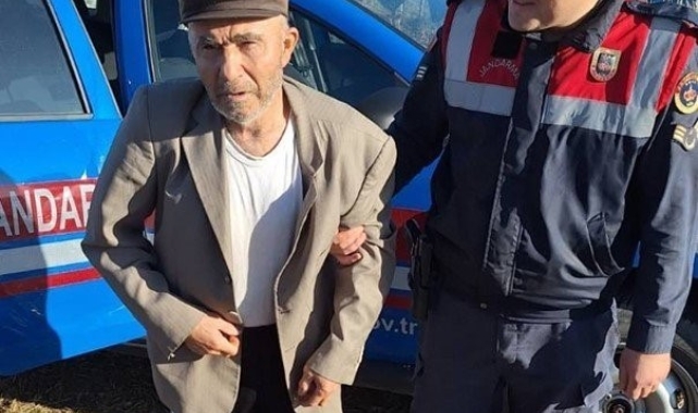 Kaybolan alzheimer hastası şahıs jandarma ekiplerince bulundu
