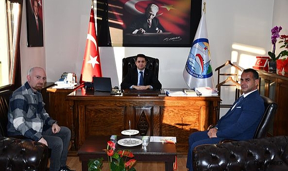 KAYMAKAM KAHRAMAN BALKAN ŞAMPİYONU’NU MAKAMINDA AĞIRLADI