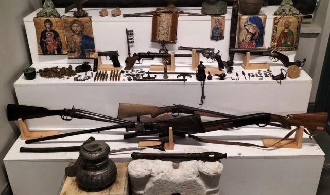 Kayseri'de çok sayıda tarihi eser ele geçirildi