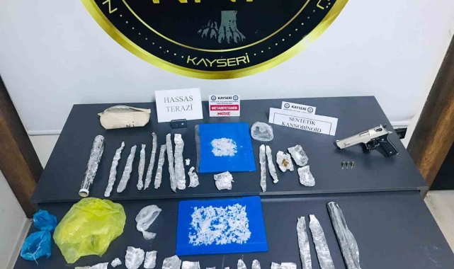Kayseri'de NarkoGüç operasyonları: 16 şahıs tutuklandı