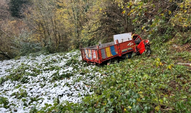 Kaza yaptığı araçta saatler sonra ölü bulundu