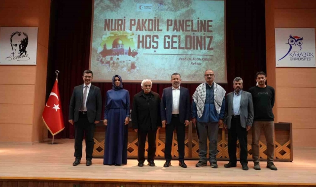 KBÜ'de Kudüs Şairi 'Nuri Pakdil' paneli gerçekleştirildi