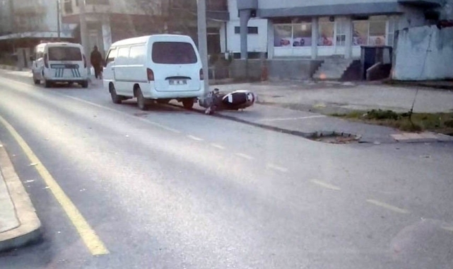 Keşan'da motosikletten düşerek 9 metre sürüklenen sürücü ağır yaralandı