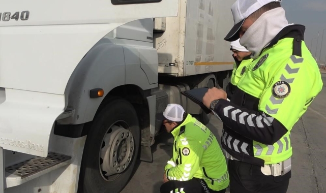 Kırıkkale'de 72 araç trafikten men edildi